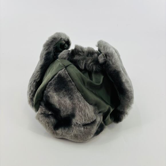 Vintage Military Winter Flying Helmet/Cap - Sage Green Type B9B - Picture 4 of 6